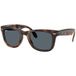 Ray-Ban Rb4105 Folding Wayfarer, uniseks bril voor volwassenen, Havanna/blauw, 50 mm