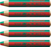 STABILO woody 3 in 1 duo rood/donker groen