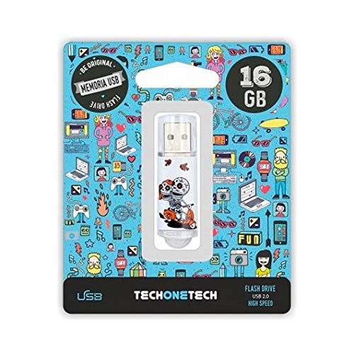 Tech One Tech Pendrive 16 GB - Doodskop Motorfiets - 2022