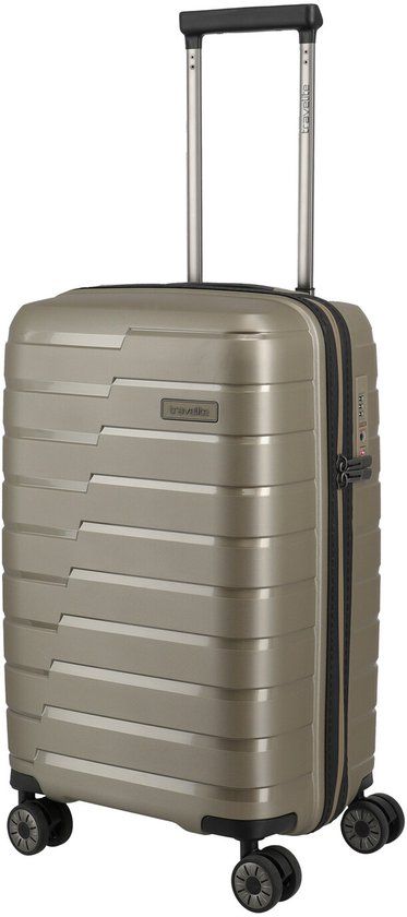 Travelite Air Base Handbagage 55cm Koffer Slim Champagne