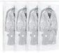 Bol Sacs de rangement sous vide avec crochets - gain de place - set de 4 - 145 x 70 cm