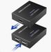 PremiumCord rallonge USB 2.0 avec 4 ports, convient pour câbles Cat5/Cat5e/Cat6, jusqu'à 150 mètres
