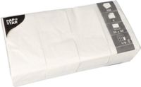 Papstar 250 Servetten, 2-laags 1/8 vouw 33 cm x 33 cm wit