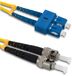 Qoltec Serie - Enkelmodus Duplex Patchcord - SC/UPC naar ST/UPC - 9/125 - 3m