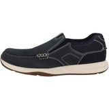 Clarks SAILVIEW STEP Blauw Nubuck Instappers Maat 46