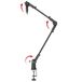 Gator Frameworks Slim Profile Desktop Mic Stand Boom Arm voor uitzendingen, Podcasts, Content Creatie, Live Streaming, & Soortgelijke Toepassingen (GFWMICBCBM0500)