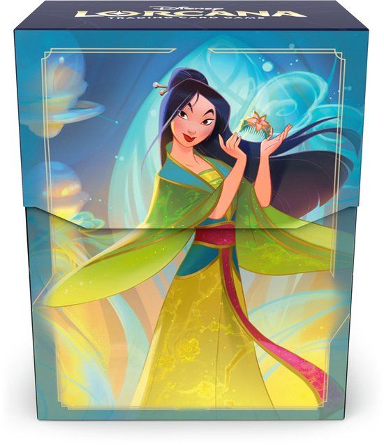 Disney Ravensburger Disney Lorcana TCG Deck Box Mulan Card Boxes