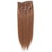 Fashiongirl Haarextensies Extensions Unisex Bruin