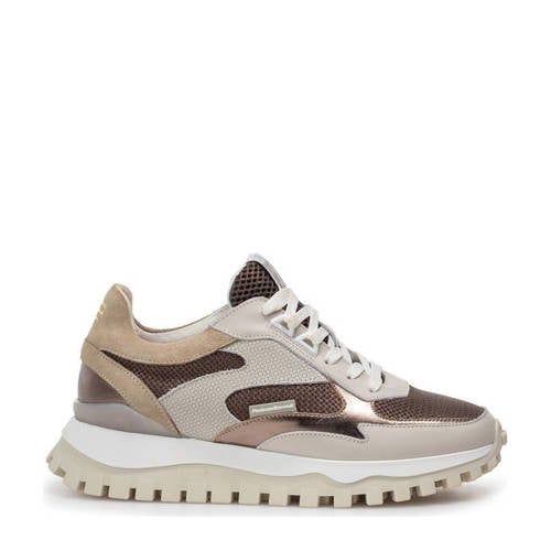 Floris van Bommel Grommi 03.06 suède sneakers bruin