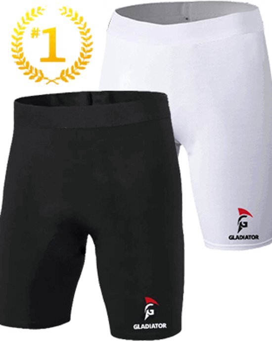 Gladiator Compressie broek liesbroek Heren Zwart