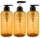 Set de 3 distributeurs rechargeables de shampooing et de revitalisant