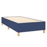 vidaXL Boxspringbed met matras, blauw, 180x200 cm, gestoffeerd