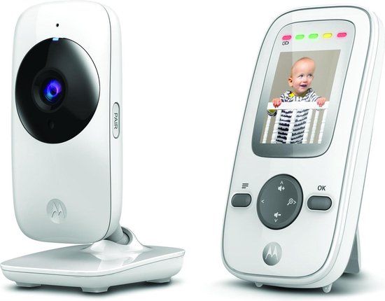 Motorola MBP481 Videobabyfoon - Camera - Kleurenscherm - Nachtzicht - 300m Bereik