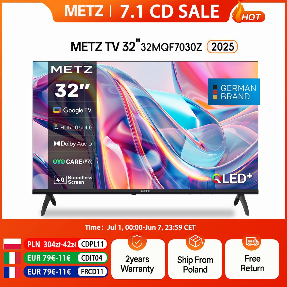 Metz 32 MQF7030Z / QLED TV / 32 inch / 2025