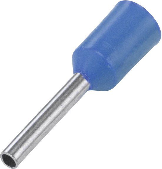 Vogt Verbindungstechnik 460006 Adereindhulzen 0.25 mm² Deels geïsoleerd Lichtblauw 100 stuk(s)