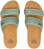 Reef Tongs Cushion Vista Hi CJ5938 Vert / Brun-42.5