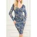 GUESS Marciano By Cristal Robe moulante Midnight Snake Taille : 40