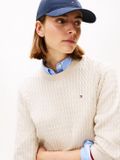Tommy Hilfiger Dames Gebreide Trui XXXL Katoen Herfst/Winter 2025