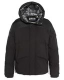 Schott NYC Korte donsjack, bi-materiaal, Schott Ethen, zwart, Zwart, XL