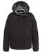 Schott NYC Korte donsjack, bi-materiaal, Schott Ethen, zwart, Zwart, XL