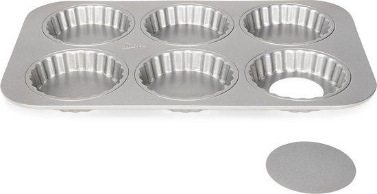 Patisse Mini quichevorm - met losse bodems - Ø 10 cm
