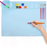 Blauwe Tekenmat voor Kinderen - Verfplacemat - Art Set - Knutselen