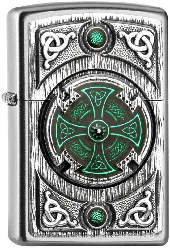 Zippo Aansteker Celtic Green Cross