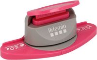 Artemio Hart Randpons 5 cm Roze/Grijs