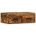 vidaXL TV-meubel wandmontage 60x30x19 cm massief gerecycled hout