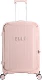 Elle Da'Vine Harde koffer / Trolley / Reiskoffer - Medium - Roze