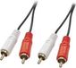 LINDY 35662 Cinch Audio Aansluitkabel [2x Cinch-stekker - 2x Cinch-stekker] 3.00 m Zwart