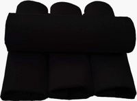 Lemos Home Stoffen servet tafelkleed 4 stuks 100% katoen - Zwart, 45x45cm