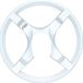 SHIMANO Fc-Ty501 Kettingbeschermerring Silver One Size