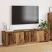 Maison Exclusive - Meuble TV, dimensions 180 x 38 x 49 cm, fabriqué en bois massif et en panneaux de particules