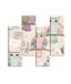 Homemania Wandafbeelding, motief: vogels, 4 stuks, voor woonkamer, slaapkamer, meerkleurig, 76 x 0,3 x 50 cm, HM204PMDF134, MDF