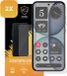 MobyDefend 2-Pack MobyDefend Screenprotectors - Geschikt voor Nothing Phone (4a) - Case-Friendly Screensavers - Gehard Glas