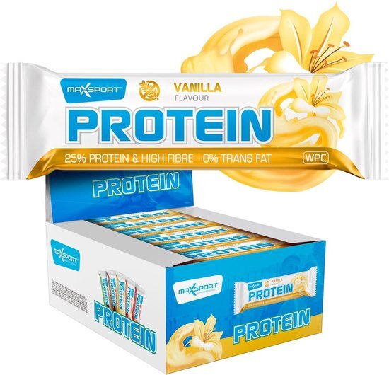 Maxsport Proteine bar vanille 60 G