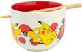 Pokémon - Pikachu Ramenkom met eetstokjes
