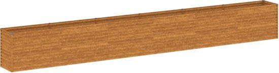 vidaXL - Plantenbak - verhoogd - 578x50x69 cm - cortenstaal