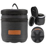 TARION Lenstas met harde bodem van de lens, schokbestendig, waterafstotend, voor Canon, Nikon, Pentax, Sony, Olympus lenzen