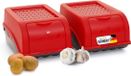 Kalitec boîte de conservation pour pommes de terre | 2x petit 3,5L | ROUGE
