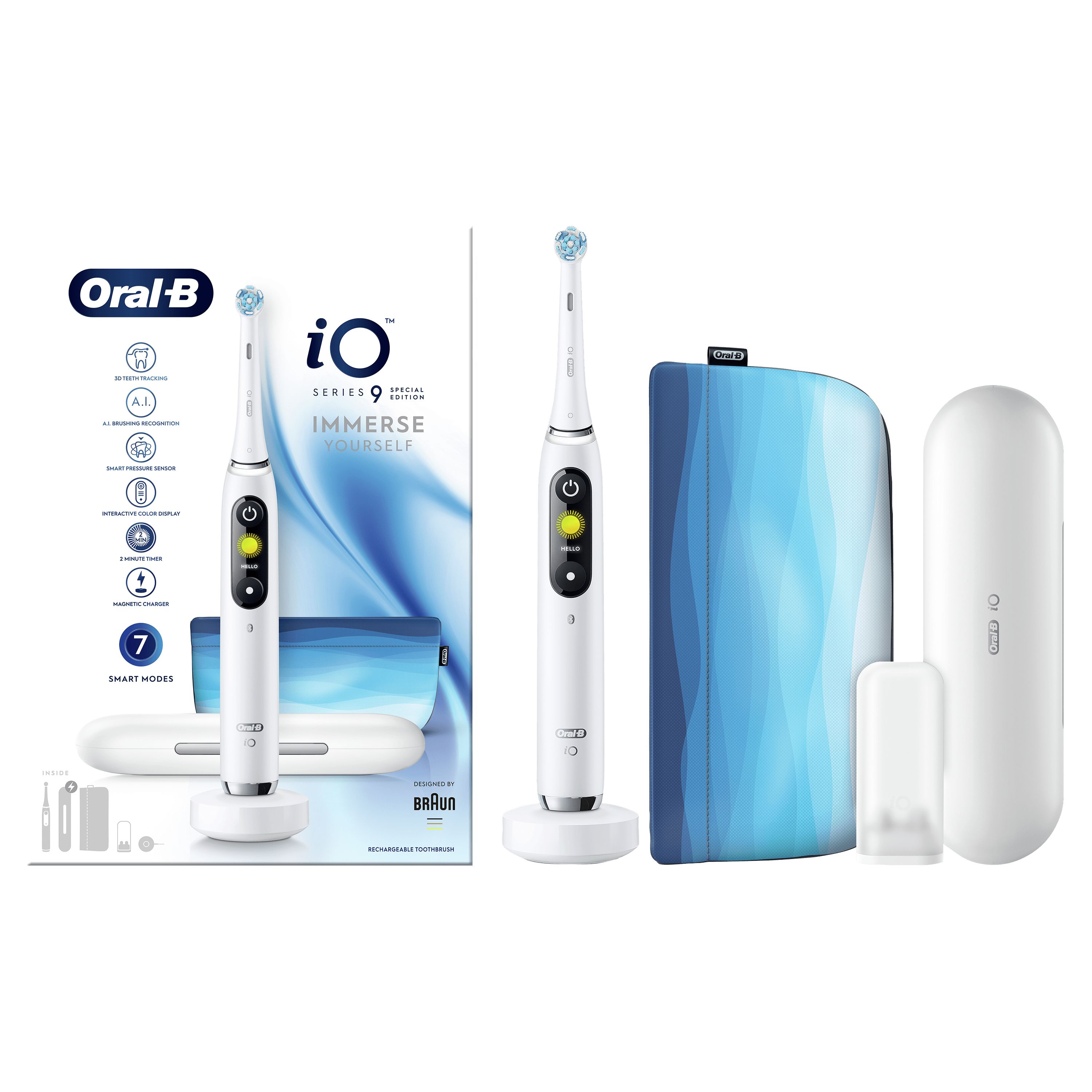 Oral-B iO Series 9 Special Edition - White Elektrische Tandenborstel