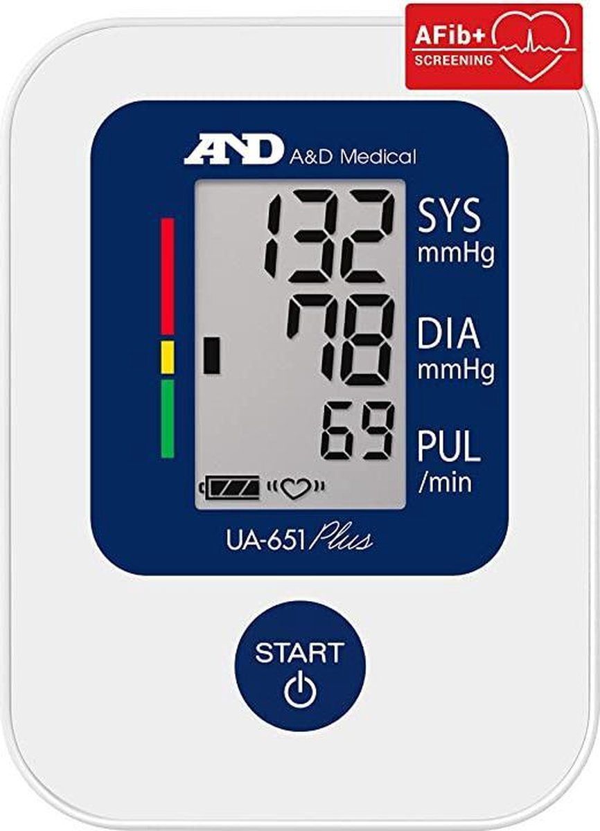 A&D Medical UA-651Plus - Bloeddrukmeter - Bovenarm - 5060006581694