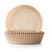 Rond wegwerp-dienblad: ideaal voor luchtfriteuse, meet 16 cm, 50 stuks, gemaakt van robuust en licht materiaal.