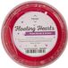 Premier Housewares Acryl Drijvende Hart Toiletborstelhouder, Helder/Rood, 12 x 12 x 36 cm
