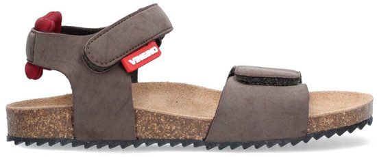 VINGINO Jongens Platte Sandalen - Bruin - Leer - Klittenband - Maat 33