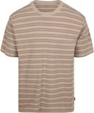 Levi's T-Shirt Streep Vintage Kaki - Maat L - Heren - Casual T-shirts