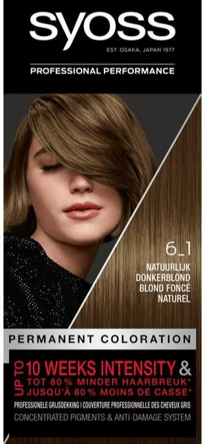 Syoss Syoss Color 6-1 Natuurlijk Donkerblond