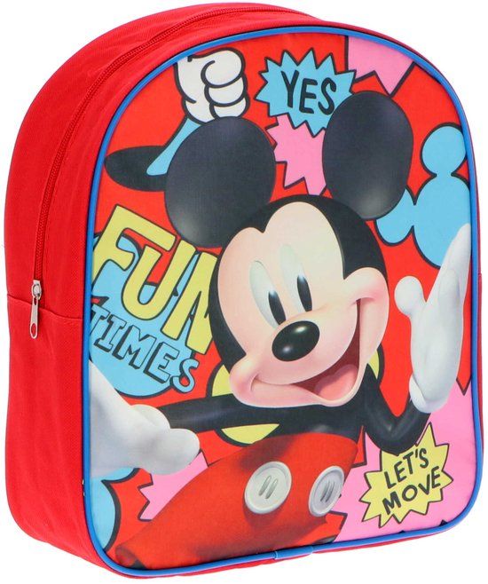 Mickey Mouse Rugzak - Rugtas voor Kinderen - Rood