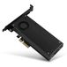 AXAGON PCEM2-DC - PCIe 3.0 Adapter - 2x M.2 SSD (NVMe + SATA) - Actieve Koeling - Low Profile Inclusief